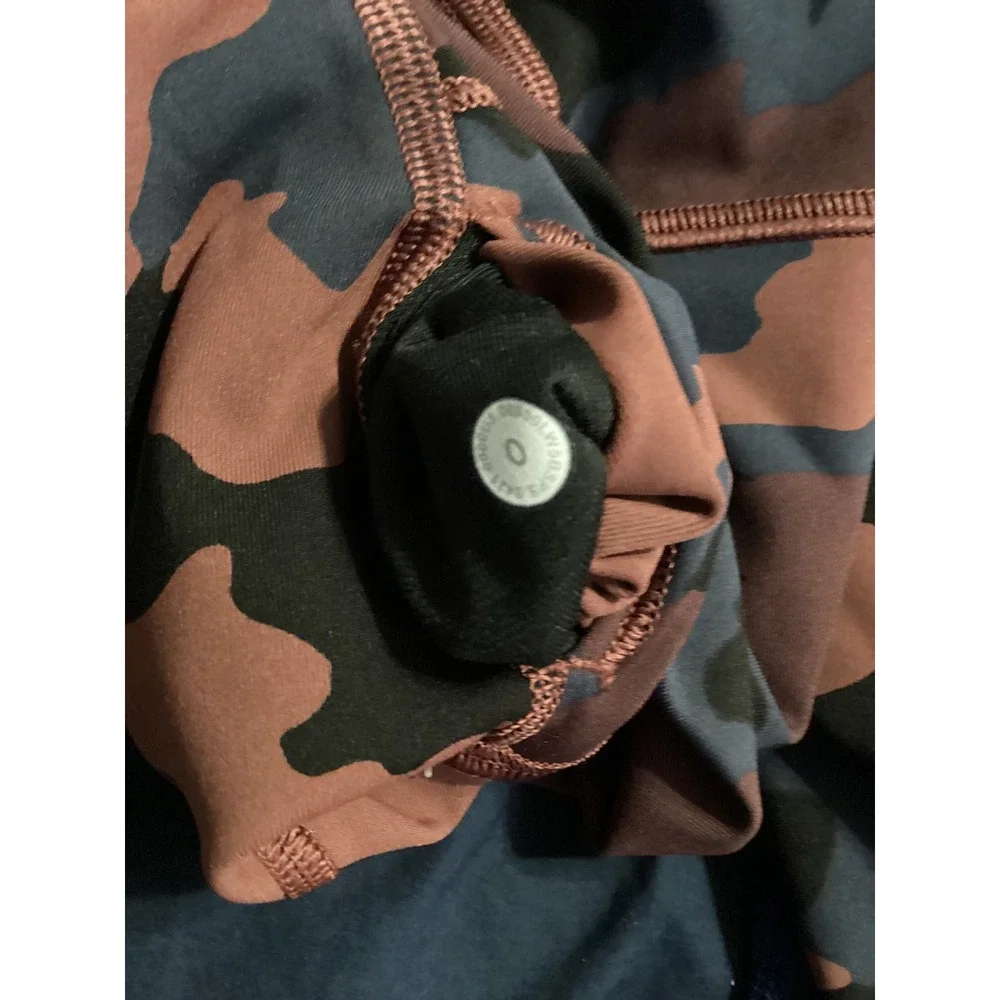 Lululemon‎ Wunder Train High Rise Leggings Camo Brier Rose Multi 6